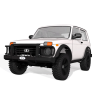 силовой передний бампер f-design fd 2.0 для L@DA 4x4 с защитой фар (окраска стандарт) купить недорого с доставкой в Тихвин