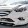 Сплиттер переднего бампера под клыки № 1 "SkyActivSport" для Mazda 6 (2013-н.в.) купить недорого с доставкой в Тихвин