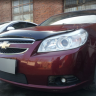 Защита радиатора "Standart" Chevrolet Epica (2006-2013) чёрная купить недорого с доставкой в Тихвин