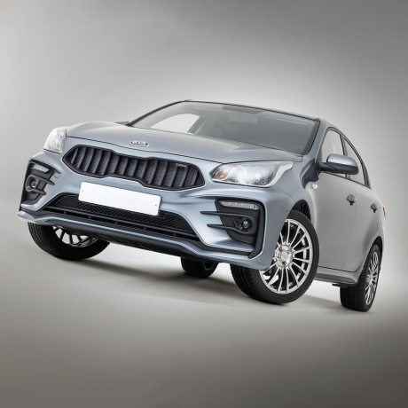 Бампер передний "Kudos" для Kia Rio (2017-2020) купить недорого с доставкой в Тихвин