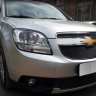 Защита радиатора "Standart" Chevrolet Orlando (2009-2015) верх, чёрная купить недорого с доставкой в Тихвин