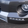 Накладка (юбка) переднего бампера "Broomer Design" (Без ДХЛ) для Mitsubishi Pajero IV (2006-2015) купить недорого с доставкой в Тихвин