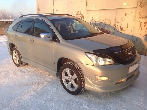 Накладка на передний бампер "Aura" Lexus RX 330 купить недорого с доставкой в Тихвин