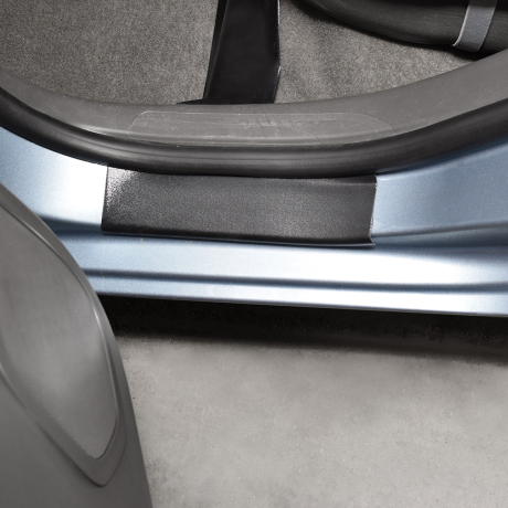Накладки в проем дверей (4 шт) ЧЕРНЫЕ (ABS) CHEVROLET Cobalt (2019-н.в.) купить недорого с доставкой в Тихвин