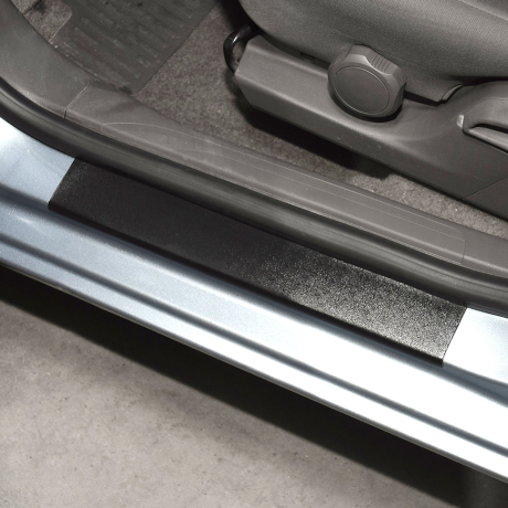 Накладки в проем дверей (4 шт) ЧЕРНЫЕ (ABS) CHEVROLET Cobalt (2019-н.в.) купить недорого с доставкой в Тихвин