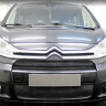 Защита радиатора "Standart" Citroen Jumpy рестайлинг (2012-2017) верх, чёрная купить недорого с доставкой в Тихвин