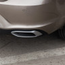 Имитация выхлопа SILVER (серебристый) для Volkswagen Polo Liftback (2020-2023) купить недорого с доставкой в Тихвин