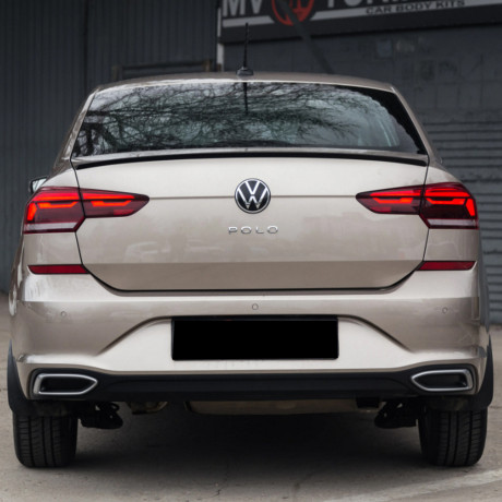 Имитация выхлопа SILVER (серебристый) для Volkswagen Polo Liftback (2020-2023) купить недорого с доставкой в Тихвин