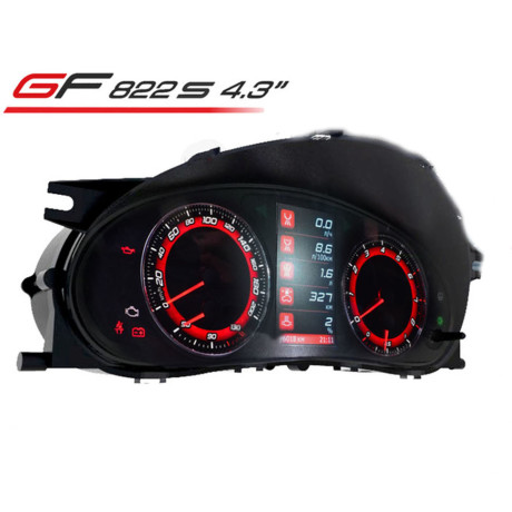комбинация приборов gf 822s 4.3" для b@3 2110-2112 (c новой панелью), 1117-1119 l@da K@LIN@, 2170-2172 l@da prior@ (синие ореолы) купить недорого с доставкой в Тихвин