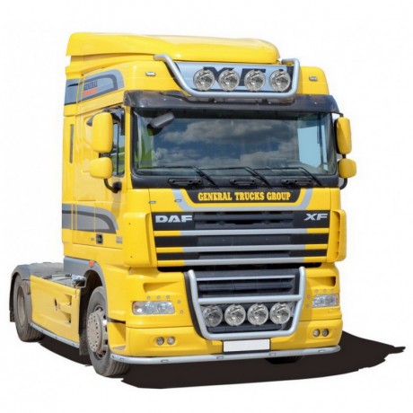 Защита переднего бампера «Труба» для DAF FT XF105.410-460 (2008-2013)(Окрашенное) купить недорого с доставкой в Тихвин