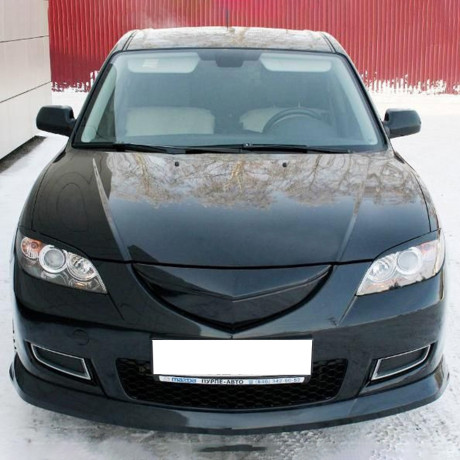 Накладка на передний бампер "GT" для Mazda 3 купить недорого с доставкой в Тихвин