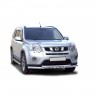 Защита переднего бампера «Труба двойная» (d63,5) для Nissan X-trail (2011-2015)(Окрашенное) купить недорого с доставкой в Тихвин