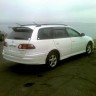 Накладки (клыки) на задний бампер (сток) Toyota Caldina (210) купить недорого с доставкой в Тихвин