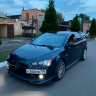 Подиум номера "EVO" №1 (прямой, шагрень, дорестайлинг) для Mitsubishi Lancer 10 (2007-2010) купить недорого с доставкой в Тихвин