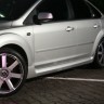 Накладки на пороги "ST" для Ford Focus 2 (5D)(2004-2011) купить недорого с доставкой в Тихвин