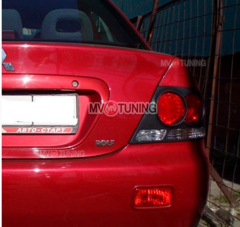 Накладки на задние фонари для Mitsubishi Lancer IX (2003-2009) купить недорого с доставкой в Тихвин