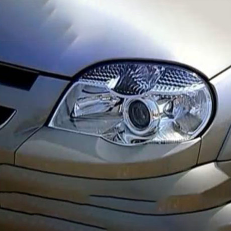 Накладки на фары (реснички) нижние №2 B@3 2123 "Chevrolet Niv@" купить недорого с доставкой в Тихвин