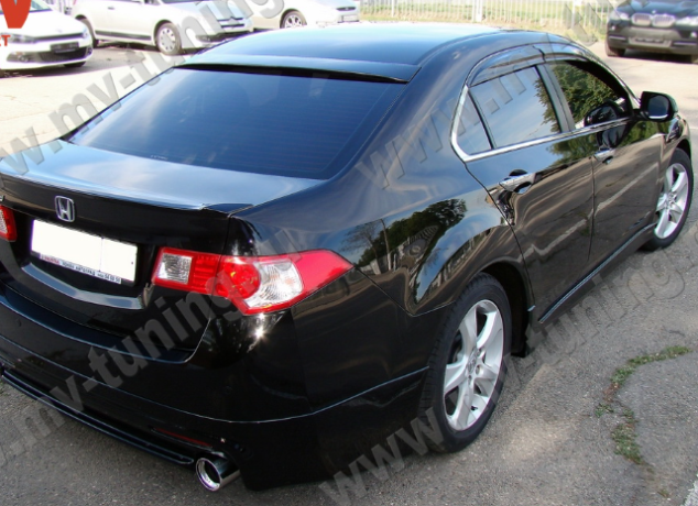 Козырек на заднее стекло var №2 широкий для Honda Accord VIII (2008-2013) купить недорого с доставкой в Тихвин