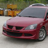 Бампер передний в стиле "EVO" для Mitsubishi Lancer IX (2003-2009) купить недорого с доставкой в Тихвин