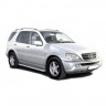 Защита порогов с алюминиевым листом (d63,5) для Mercedes-Benz ML 320/350 (2001-2005)(Окрашенное) купить недорого с доставкой в Тихвин