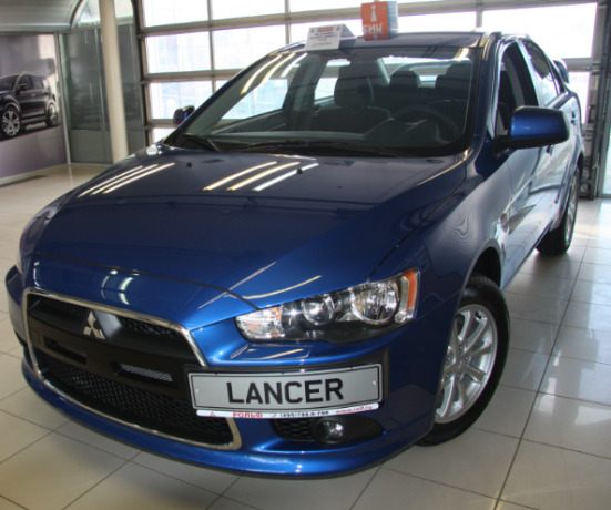 Рамка под номер на передний бампер для Mitsubishi Lancer X (2010-2016) купить недорого с доставкой в Тихвин