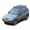 Багажник экспедиционный «Трофи» (на рейлинги) для B@3 2123 "Chevrolet Niv@" (С сеткой) купить недорого с доставкой в Тихвин