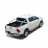 Защита порогов с алюминиевым листом (d63,5) для Toyota Hilux pickup (2017-н.в.)(Окрашенное) купить недорого с доставкой в Тихвин