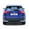 Защита заднего бампера угловая d63мм (НПС) Nissan Qashqai (2014-2016 г.в.) купить недорого с доставкой в Тихвин