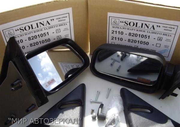 Зеркала заднего вида B@3 2110 "SOLINA", штатные купить недорого с доставкой в Тихвин