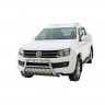 Кенгурин с дополнительной защитой двигателя (d63.5) для Volkswagen Amarok (2010-2016)(Окрашенное) купить недорого с доставкой в Тихвин