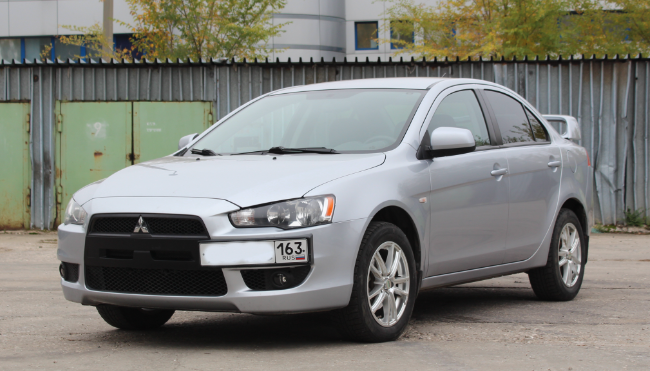 Рамка под номер на передний бампер для Mitsubishi Lancer X (2007-2016) купить недорого с доставкой в Тихвин