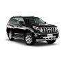 Защита переднего бампера двойная с пластинами d63/63мм (НПС) Toyota Land Cruiser Prado 150 (2013-2016 г.в.) купить недорого с доставкой в Тихвин