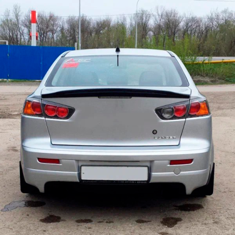 Лип спойлер "Утиный хвост" Mitsubishi Lancer 10 (2007-2016 г.в.) купить недорого с доставкой в Тихвин
