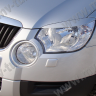 Накладки на фары (реснички) для Skoda Yeti (2009-2012) купить недорого с доставкой в Тихвин