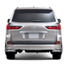 Защита заднего бампера двойная угловая d63/51мм (НПС) LEXUS 450D (2015-н.в.) купить недорого с доставкой в Тихвин