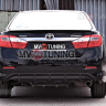 Диффузор заднего бампера var №1 (под окраску) для Toyota Camry XV50 (2012-2014) купить недорого с доставкой в Тихвин