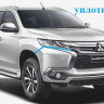 Силовой передний бампер стеклопластиковый на Mitsubishi Pajero Sport III купить недорого с доставкой в Тихвин