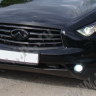 Накладки на фары (реснички) var №1 для Infiniti FX (2nd generation)(2008-2013) купить недорого с доставкой в Тихвин