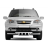 Защита переднего бампера двойная с зубьями d63/63мм Chevrolet Niv@ (2009-2020 г.в.) купить недорого с доставкой в Тихвин