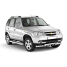 Защита переднего бампера двойная с зубьями d63/63мм Chevrolet Niv@ (2009-2020 г.в.) купить недорого с доставкой в Тихвин
