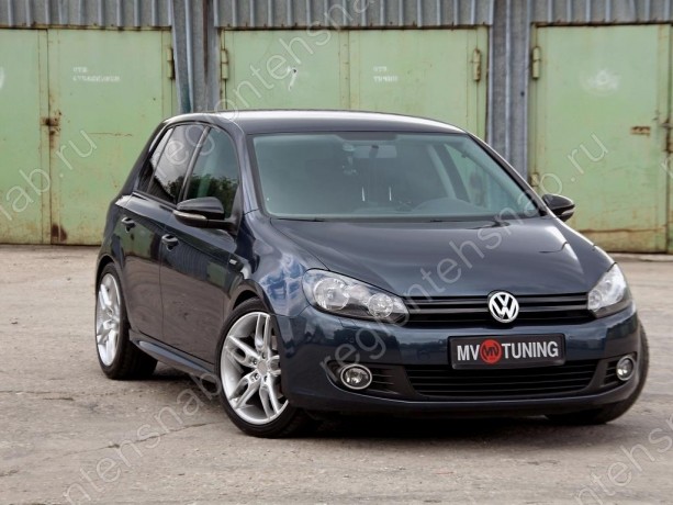 Накладки на пороги "R-Line" для Volkswagen Golf VI (2008-2012) купить недорого с доставкой в Тихвин