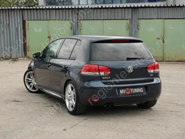 Накладки на пороги "R-Line" для Volkswagen Golf VI (2008-2012) купить недорого с доставкой в Тихвин
