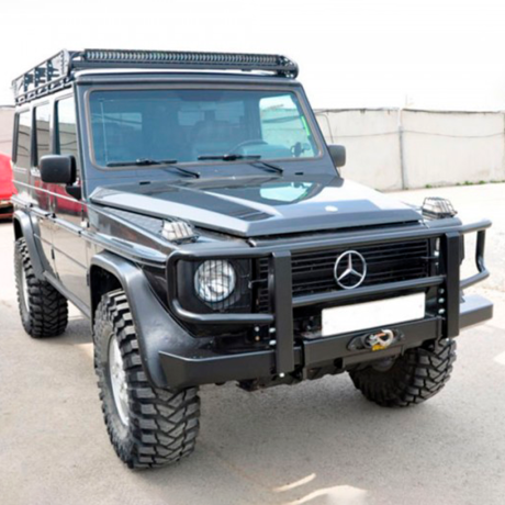 Силовой передний бампер Mercedes-Benz G-Class c кенгурятником купить недорого с доставкой в Тихвин