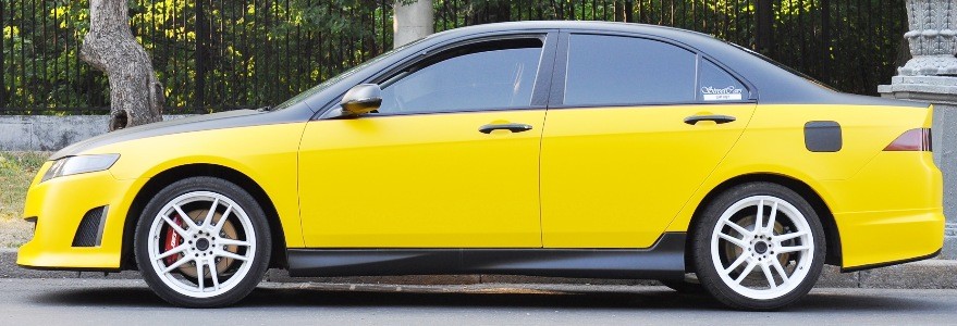 Накладки на пороги "Mugen" Honda Accord VII рестайлинг (2006-2007 г.в.) купить недорого с доставкой в Тихвин