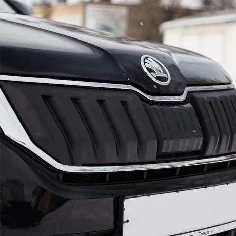 Зимний экран верхний, (текстурный пластик) для Skoda Kodiaq (2016-2021) купить недорого с доставкой в Тихвин