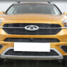 Защита радиатора "Standart" Chery Tiggo 7 (2016-2020) верх, чёрная купить недорого с доставкой в Тихвин