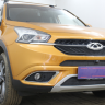 Защита радиатора "Standart" Chery Tiggo 7 (2016-2020) верх, чёрная купить недорого с доставкой в Тихвин
