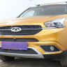 Защита радиатора "Standart" Chery Tiggo 7 (2016-2020) верх, чёрная купить недорого с доставкой в Тихвин